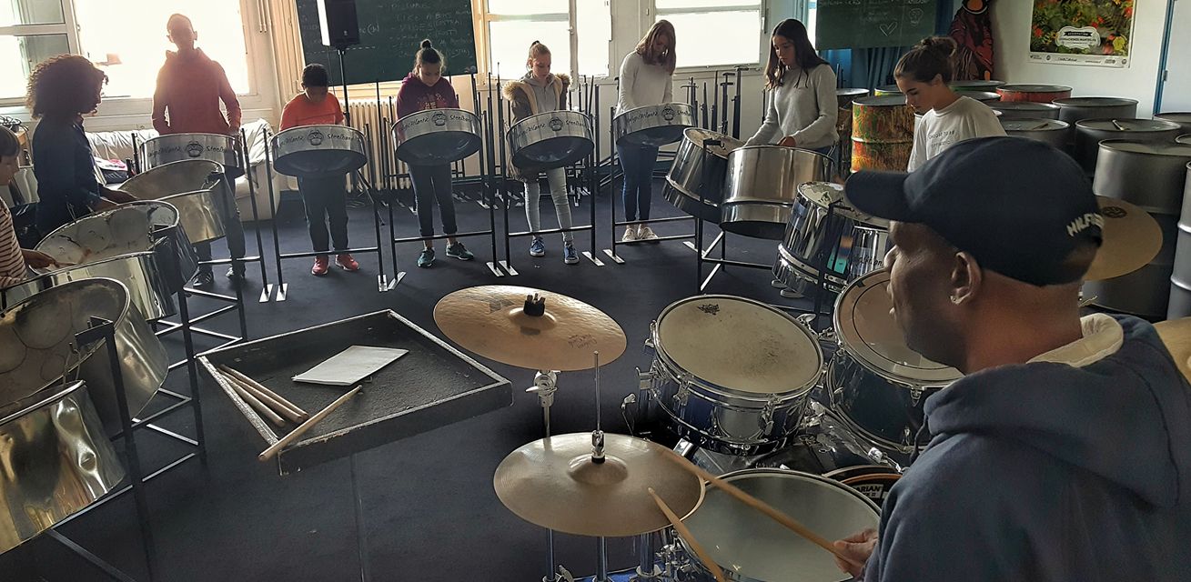 Répétition de l'orchestre junior P'tit Pan
